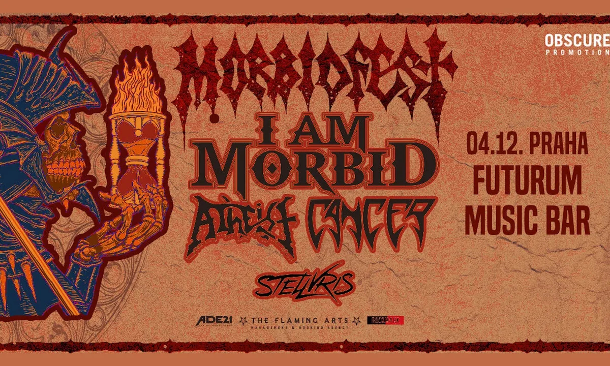 I'M MORBID, ATHEIST, CANCER, STELLVRIS