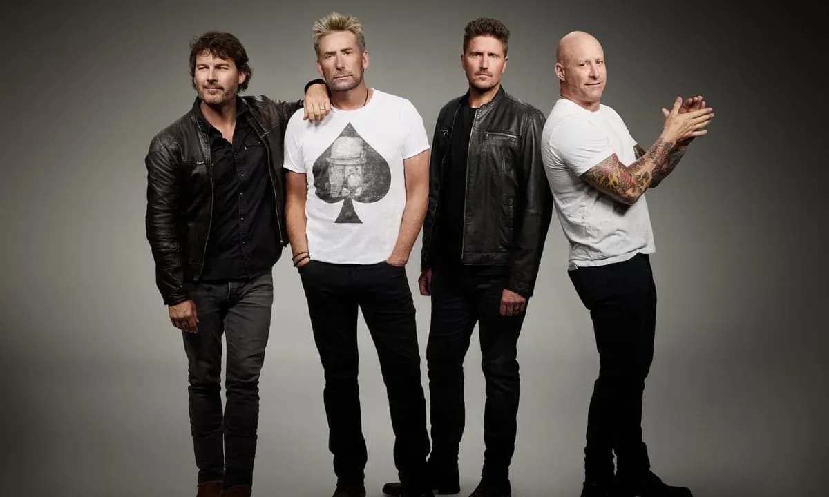 Nickelback tour announcement cover